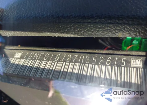 2007 Chevrolet Suburban 1500 Ltz z USA, uszkodzony, nr VIN 1GNFC16J27R352615